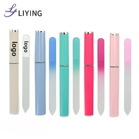 Glass Nail File - Lyder Custom Logo Colorful Durable Manicure Tool with Case