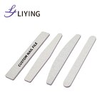 Emery Board Nail File - Lyder OEM ODM Custom Logo Zebra 80-240 Grit Natural Nails