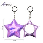 Star Mirror Keychain - Lyder Wholesale Custom Logo Promotion Mini Compact Mirror