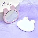 Rabbit Shape Pocket Mirror - Lyder Custom Logo Single Sided Silver Finish Kids Gift