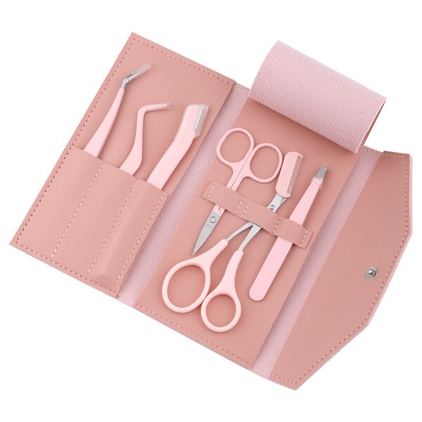 Eyebrow Grooming Kit - Professional Tweezers Multi-Purpose Scissors Customizable Set