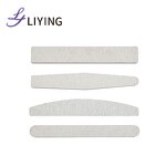 Disposable Nail File - Lyder Custom Logo Half Moon 100/180 Grit Professional Tool