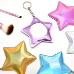Star Mirror Keychain - Lyder Wholesale Custom Logo Promotion Mini Compact Mirror