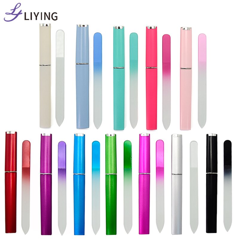 Glass Nail File - Lyder Wholesale Custom Logo Zebra 80-240 Grit with PVC Bag