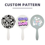 Portable Makeup Mirror - Private Label Creative Round Design Travel Carrying Tool