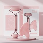 Rose Quartz Roller - Lyder Private Label Resin Facial Massager Whitening Anti-Aging Tool