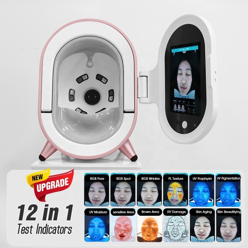 Skin Analyzer Manufacturer - Portable UV LCD Facial 3D Scanner for Salon Home