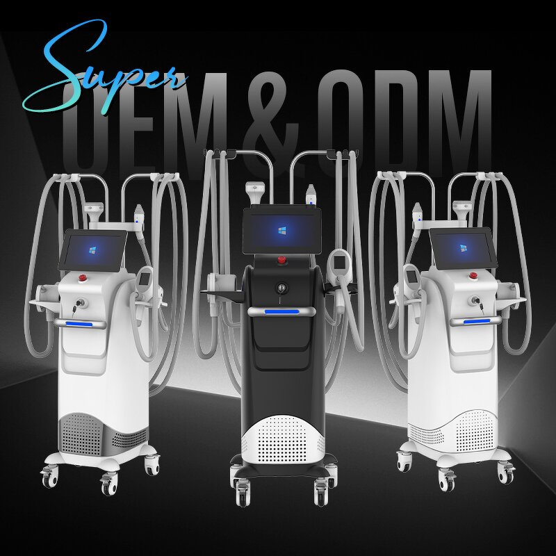 Body Slimming Machine Manufacturer - 4 in 1 LED IR 360 RFings 40K 80K Vacuum Roller Skin Analyzer