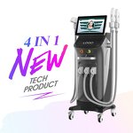 Laser Machine Manufacturer - 4 in 1 Multifunctional Opt Ipl Rf E-light Nd Yag Lasering