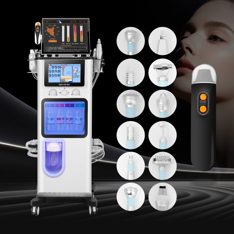 Hydro Facial Machine Manufacturer - 11 in 1 Aqua Peeling Hydra with Skin Scalp Analyzer