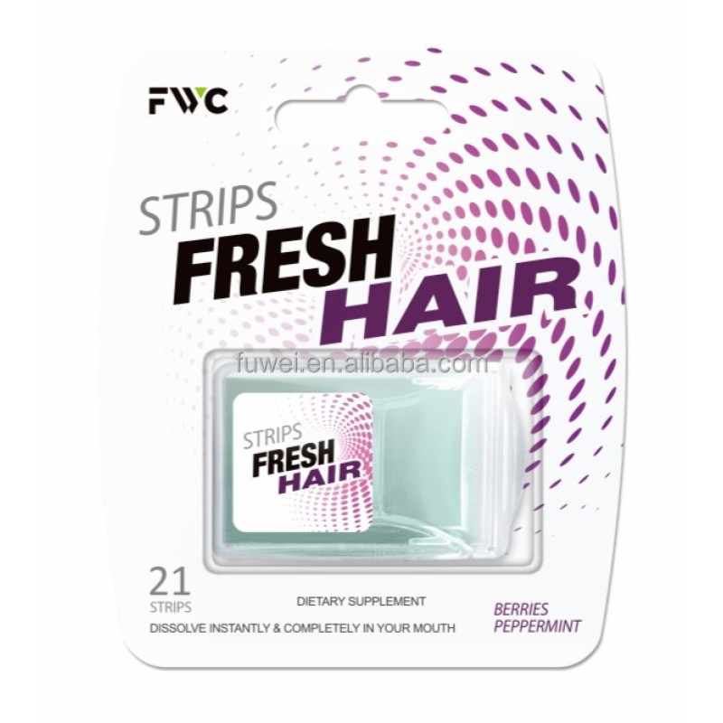 Biotin Oral Strips Factory - Hair Growth Fresh Breath Mouth Supplement Films