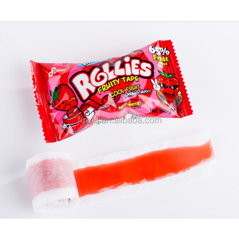 Vegetarian Gummy Candy Factory - Fruit Rollies Tape Pectin Jelly Candy