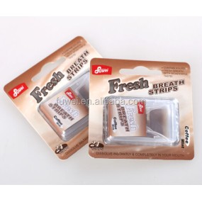 Coffee Flavor Strips Manufacturer - 24pcs Breath Strip Paper Mint Candy