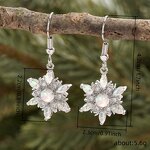 Earrings Manufacturer - Christmas Hat Shaped Round Zircon Stud for Women Wedding