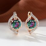 Earrings Manufacturer - Wholesale Customable Infinite Shaped Black Enamel Hoop