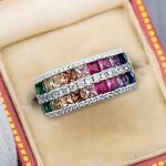 Rings Manufacturer - Gorgeous Oval Hollow Design Marquise Cut Zircon for Women