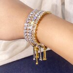 Bracelets Manufacturer - Religious Cross Design with Cubic Zirconia & OEM ODM