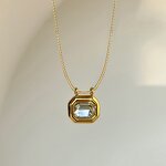 Necklaces Manufacturer - Graceful Round Design Cubic Zirconia with Imitated Pearl