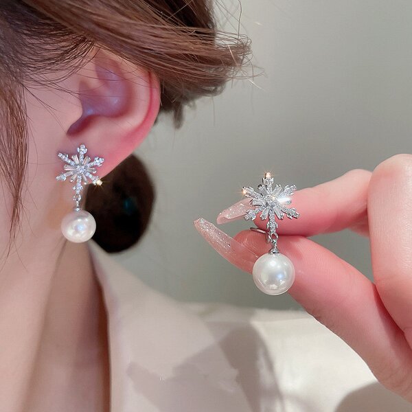 Earrings Manufacturer - Custom Antlers Design with White/Blue Opal for Women