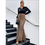 Maxi Skirt Manufacturer - Liu Ming Women Summer Sexy Leopard Print High Waist