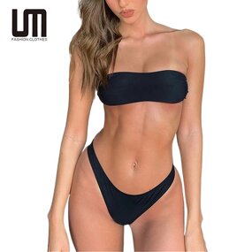 Bikini Set Manufacturer - Liu Ming 2025 Cheap Trending Women Sexy Low Waist Beach Bathing