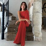 Long Dress Manufacturer - 2026 O-Neck Sleeveless Slim Fit for Summer Evening Club