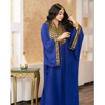 Muslim Long Dresses Manufacturer - Liu Ming 2025 Women African Abaya Plus Size Loose Elegant