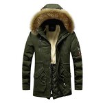 Hooded Jackets Manufacturer - 2024 Outdoor Fur Collar Winter Warm Parkas Long Coats