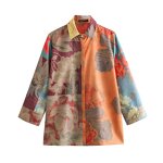 Women Two Piece Set Manufacturer - Custom Long Sleeve Button Shirt + A Line Pleated Skirt