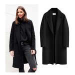 Wool Overcoat Manufacturer - Liu Ming 2025 Women Autumn Winter Loose Double-Sided Long