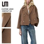 Woolen Coat Manufacturer - 2026 Women Fashion Button Turn-down Collar Autumn Outerwear