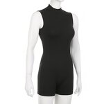 Playsuit Romper Manufacturer - Liu Ming Custom Logo Summer Women Sexy Sleeveless Skinny