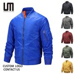 Bomber Jacket Manufacturer - Custom Logo Autumn Windbreaker Baseball Plus Size 5XL