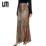 Maxi Skirt Manufacturer - Liu Ming Women Summer Sexy Leopard Print High Waist