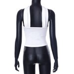 Basic Tank Tops Manufacturer - Liu Ming Women Sexy Backless Sleeveless Off Shoulder