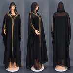 Hooded Abaya Dress Manufacturer - Liu Ming African Chiffon Loose Arab Dubai Turkey Muslim Long