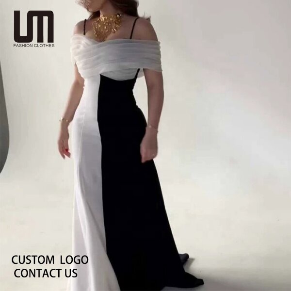 Cocktail Gown Manufacturer - 2026 Vintage Contrast Color Straps Special Occasion