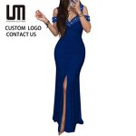 Evening Party Dress Manufacturer - 2026 Rhinestone Slit Ruched for Prom Weddings
