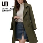 Woolen Coat Manufacturer - 2026 Women Plus Size 4XL Autumn Winter Long Slim Luxury Warm
