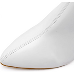 Heels Shoes Manufacturer - Liu Ming 2025 Women Winter Pleated Over Knee Pointed Toe