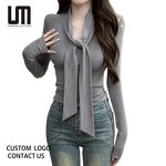 Long Sleeve T-Shirt Manufacturer - 2026 French Style Slimming Spring Autumn Regular