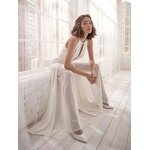 Formal Jumpsuits Manufacturer - Liu Ming Women Sexy V Neck Wide Leg Sleeveless Backless