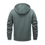 Hooded Coat Manufacturer - 2026 Men Autumn Winter Loose Zipper Windbreak Fleece Warm
