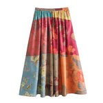 Women Two Piece Set Manufacturer - Custom Long Sleeve Button Shirt + A Line Pleated Skirt