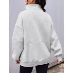Sweatshirt Manufacturer - 2025 Women Y2K Winter Custom Logo Zipper Oversized Streetwear