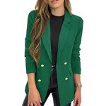 Women Woven Blazer Manufacturer - New Arrival Solid-Color Elegant Formal Office Fashion Design