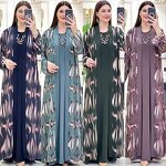 Women Two Piece Set Manufacturer - 2025 African Print Long Open Front Cardigan & Dress