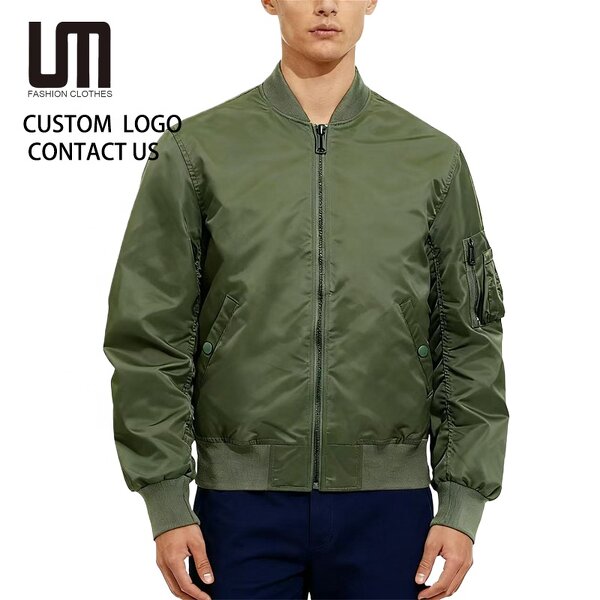 Bomber Jacket Manufacturer - Custom Logo Autumn Windbreaker Baseball Plus Size 5XL