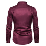 Vintage Shirts Manufacturer - Clearance Men Long Sleeve Party Casual Formal Streetwear