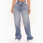 Baggy Jeans Manufacturer - Liu Ming 2025 Y2K Women Loose Denim High Waist Zipper Summer